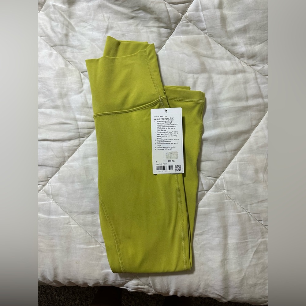 lululemon Align 25” size 4. Leggings